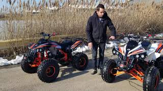 3125B 125cc Coolster ATV Fully Automatic With Reverse Remote Kill And Throttle Limiter Quad Review [upl. by Nytsirhc]