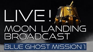 Fireflys Blue Ghost Mission 1 Lunar Landing [upl. by Mechelle714]