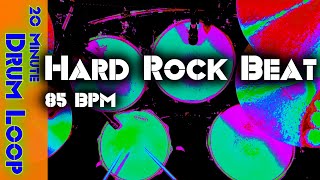 Hard Rock Drum Loop 85 BPM [upl. by Cirtap]