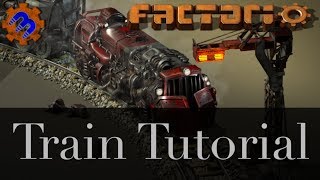 Factorio Train Tutorial  Absolute Basics [upl. by Neelasor682]