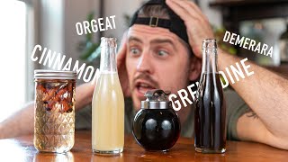 4 EASY to Make Cocktail Syrups  grenadine amp orgeat [upl. by Mudenihc195]