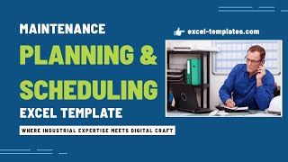 Maintenance Planning And Scheduling Excel Template [upl. by Olivier]