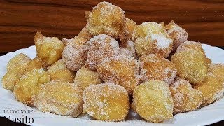 Buñuelos de cuaresma o buñuelos de viento ¡MUY FACILES [upl. by Adriaens]