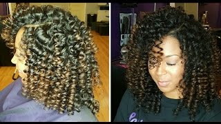 Flexi Rod Set on Natural Hair [upl. by Daniala759]