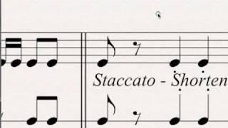 Staccato And Legato Explained [upl. by Ludlew243]