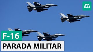 Parada Militar 2019  El desfile aéreo de los aviones F16 [upl. by Vander]