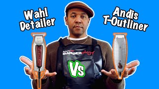 UPPERCUT POWER  Andis T Outliner vs Wahl Detailer [upl. by Aelak]