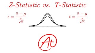 ZStatistics vs TStatistics EXPLAINED in 4 Minutes [upl. by Raff]