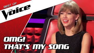 TOP 10  BEST TAYLOR SWIFT covers in The Voice [upl. by Anire904]