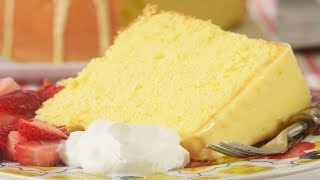 Orange Chiffon Cake Recipe Demonstration  Joyofbakingcom [upl. by Esir627]