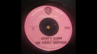 The Everly Brothers  Cathys Clown US 45 [upl. by Annawat]