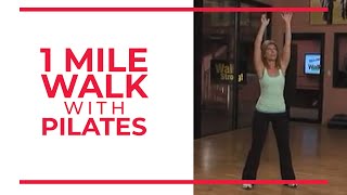 1 Mile Walk with Pilates  At Home Workouts [upl. by Monte]