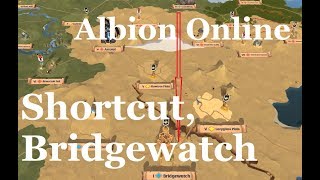 Albion Online  Caerleon to Bridgewatch fast almost safely [upl. by Ailliw422]