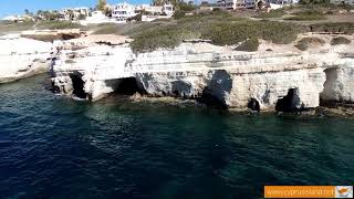 Sea Caves in Peyia Paphos [upl. by Leverick]