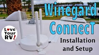 Winegard ConnecT WiFi RV Extender Installation [upl. by Aititel161]