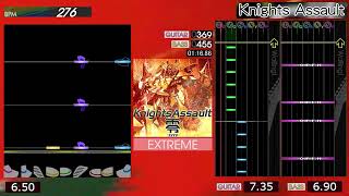 GITADORA  Knights Assault  EXTREME GITADORA EXCHAIN [upl. by Aivad]