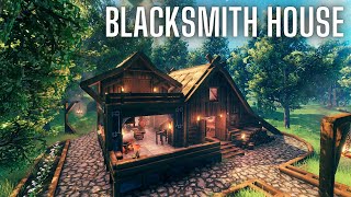 Valheim How To Build A Blacksmith House [upl. by Hedy]