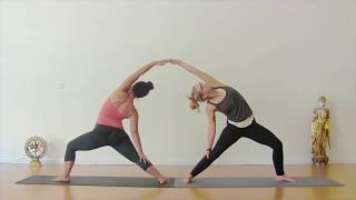 Partner Yoga FULL CLASS 50 minutes to build trust intimacy and connection [upl. by Nazay787]