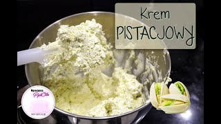 Jak zrobić krem pistacjowy do tortu czy babeczek Pasta z pistacji  Pistachio cream for the cake [upl. by Kendal]