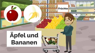 Deutsch lernen  Ich muss einkaufen [upl. by Waite640]