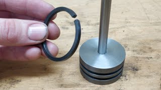 Making Piston Rings See quotPiston Rings 2quot for the results of this experiment [upl. by Iblok726]