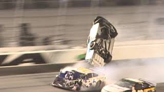 Slow motion video shows Ryan Newmans violent crash at the Daytona 500 [upl. by Jonell]