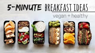 QUICK VEGAN BREAKFAST IDEAS » bento box style [upl. by Sualkin]