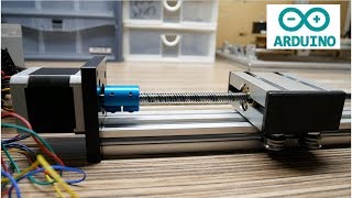 Control Linear Slide Rail Guid with Arduino  Banggood [upl. by Warring]