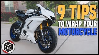 9 Tips for How To Wrap a Motorcycle [upl. by Yrelle]