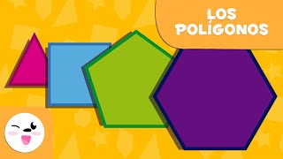 Los Polígonos  Geometría para niños [upl. by Ardnassak784]