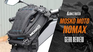 ABR Gear Review Mosko Moto Nomax motorcycle tank bag [upl. by Pogah]