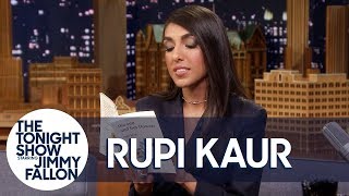 Rupi Kaur Reads Timeless from Her Poetry Collection The Sun and Her Flowers [upl. by Natsrik]