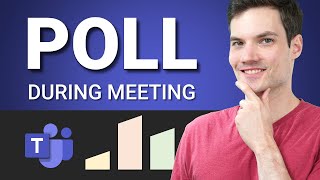 How to Poll During Microsoft Teams Meeting [upl. by Yellek]