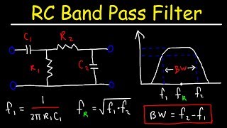 RC Band Pass Filters  How To Design The Circuit [upl. by Robbert61]