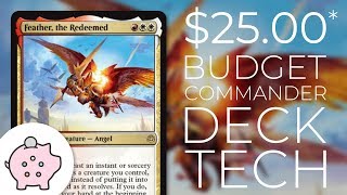 Feather the Redeemed  EDH Budget Deck Tech 25  Voltron  Magic the Gathering  Commander [upl. by Valida]