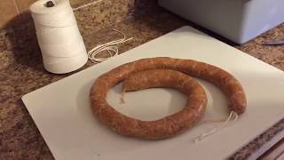 How to Make Dried Sausage  Cured Meats  2016 [upl. by Neyrb]