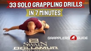 33 Solo Grappling BJJ Drills in 7 Minutes  Jason Scully [upl. by Veronique]