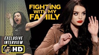 SarayaJade Bevis AKA Paige Interview for Fighting With My Family [upl. by Eiralam]