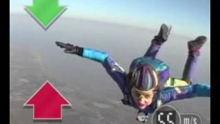 Terminal velocity on a skydiver [upl. by Emlen573]