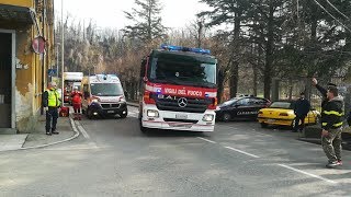 EPIC VIDEO MEGA INCENDIO CAPANNONE ARRIVO MEZZI VIGILI DEL FUOCO IN SIRENA Solbiate Olona [upl. by Neroc515]