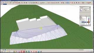 Site Modeling in SketchUp Part I Existing and Excavated Site [upl. by Halil]