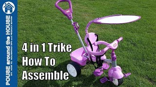 Little Tikes 4 in 1 trike assembly How to assemble 4 in 1 trike [upl. by Dickinson]