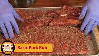 Basic Pork Rub  Spare Rib Rub Recipe [upl. by Daveta]