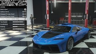 GTA 5  DLC Vehicle Customization  Benefactor Krieger AMG Project ONE and Review [upl. by Nilknarf]