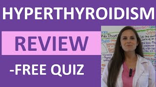 Hyperthyroidism  Hyperthyroid Endocrine Nursing Symptoms Treatment Pathophysiology NCLEX [upl. by Eraste496]