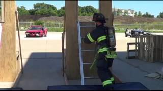 Firefighter Ladder Bail  Instructional Video [upl. by Haimrej]