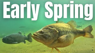 EARLY SPRING Bass Fishing COMPLETE GUIDE How To Locate Prespawn Bass [upl. by Rosamond]