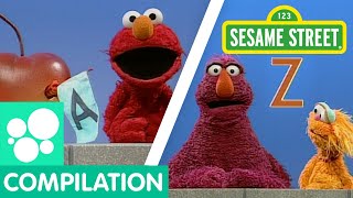 Sesame Street Alphabet Letters Compilation with Elmo and Friends [upl. by Assylem]