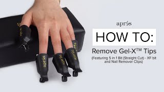 HOW TO Remove GelX Tips [upl. by Dacie28]