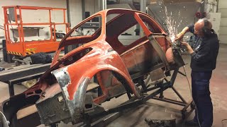 Fiat 500 Oldtimer Restauratie verkorte versie [upl. by Latonia]